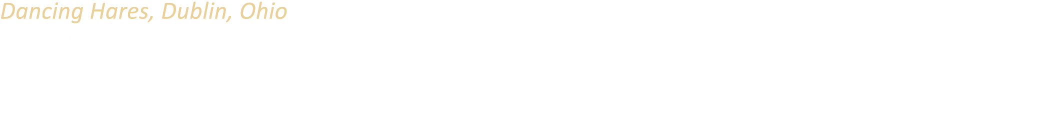 Dancing Hares, Dublin, Ohio Commissioned by a local developer, these 15 foot tall bronze sculptures were created in 2...