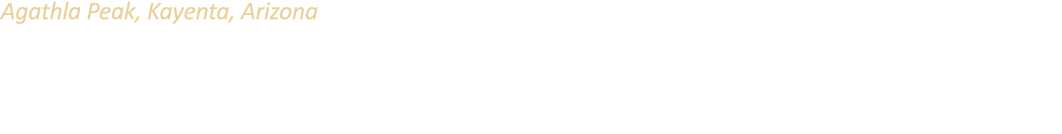 Agathla Peak, Kayenta, Arizona Agathla Peak is the inner core of an extinct volcano, having been exposed by millions ...