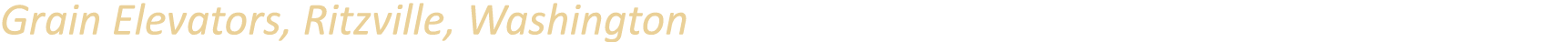 Grain Elevators, Ritzville, Washington