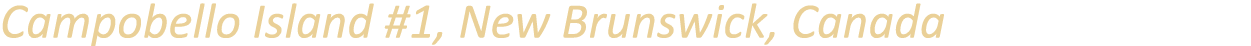 Campobello Island #1, New Brunswick, Canada